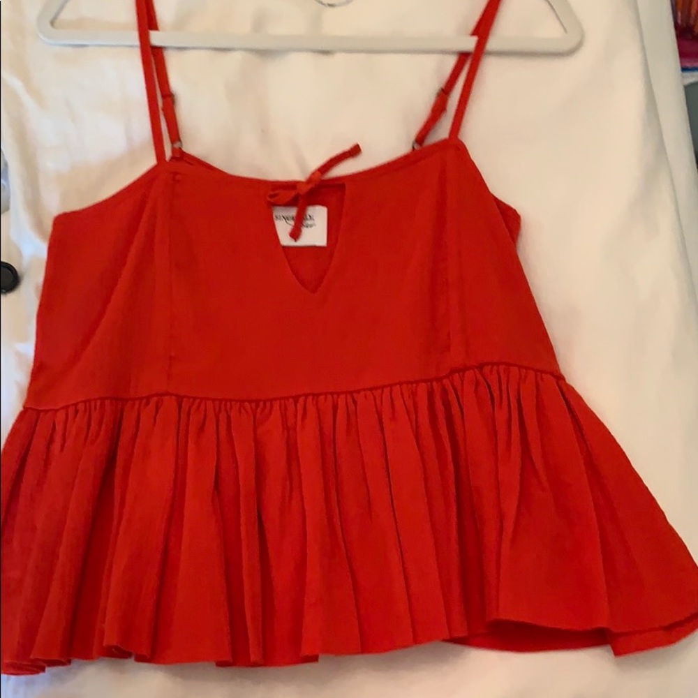 Sincerely Jules red blouse